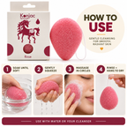 Konjac Sponge - Rose - Anti-aging