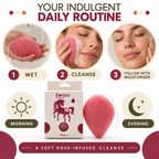 Konjac Sponge - Rose - Anti-aging