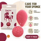 Konjac Sponge - Rose - Anti-aging