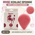 Konjac Sponge - Rose - Anti-aging